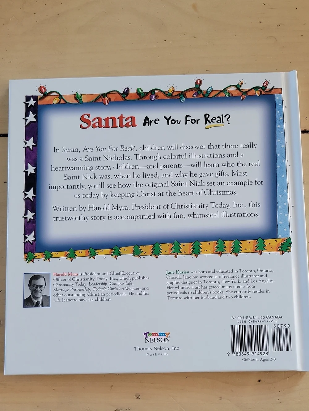 🌺3 For $10 Santa Are You For Real? by Harold Myra